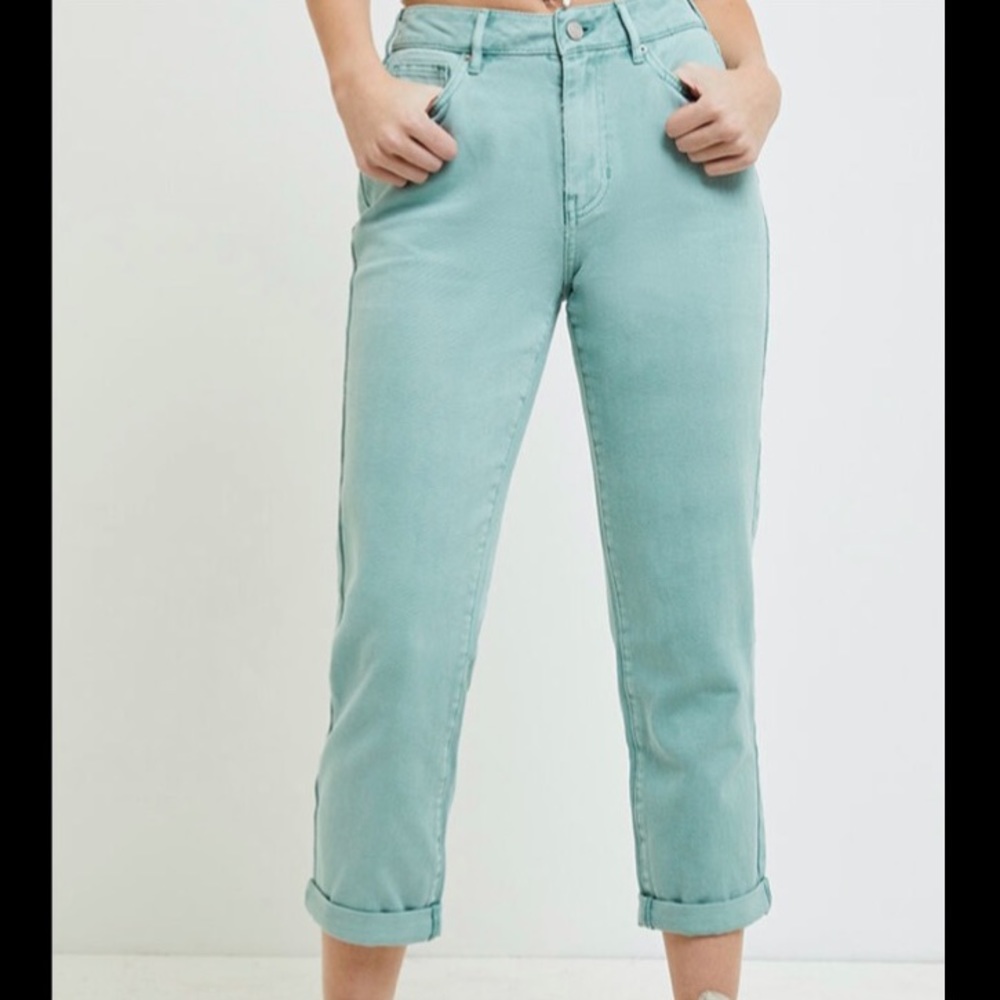Green Pacsun Mom Jeans